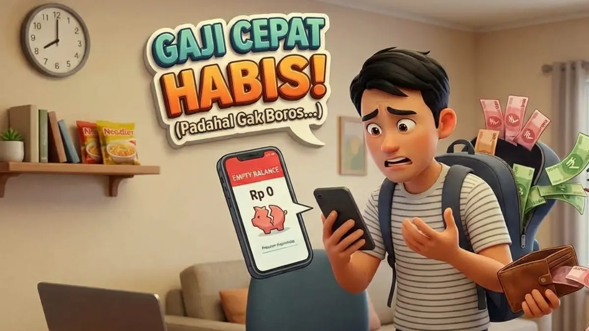 Gaji cepat habis padahal tidak boros.
