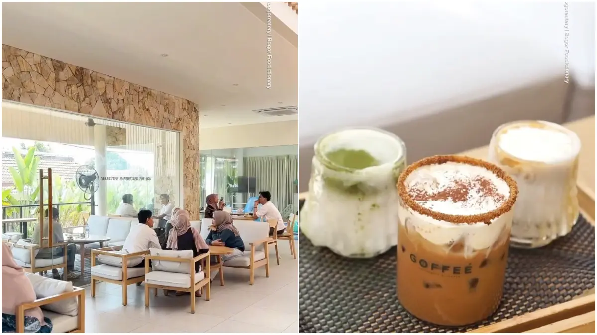 Goffee Semplak hadirkan minuman dari gelas beku -86 derajat. (Foto: Instagram @bogoreatery)