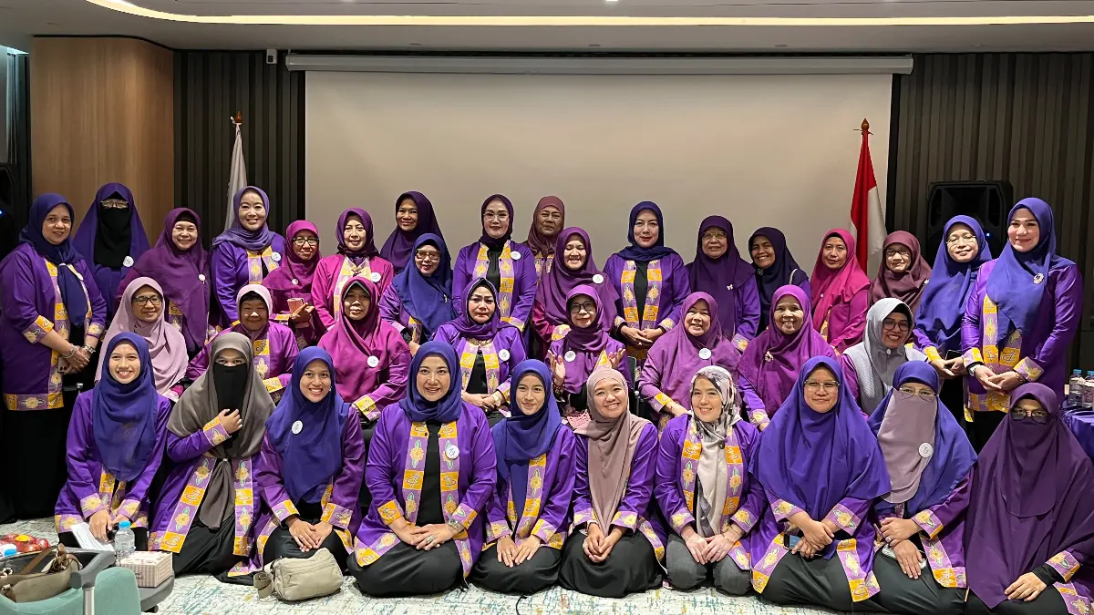 Para pengurus Alisa Khadijah ICMI Wilayah Khusus (Wilsus) Bogor. (Aziz/Radar Bogor)