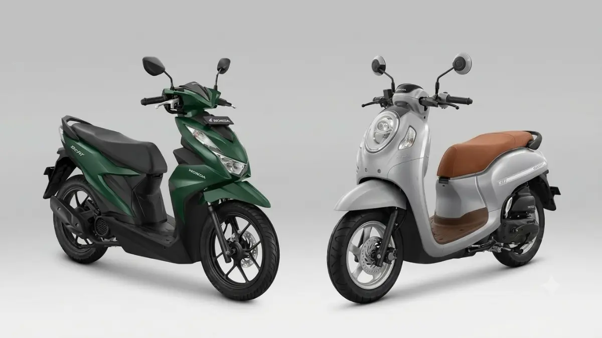 Honda Beat dan Honda Scoopy (YouTube HND garage)