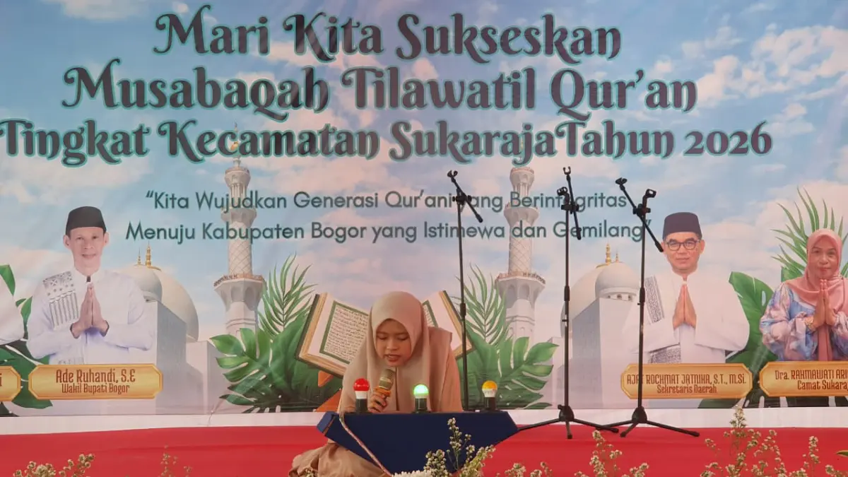 Kegiatan MTQ ke-49 Kecamatan Sukaraja, Kabupaten Bogor. Foto : Billy/Radar Bogor.