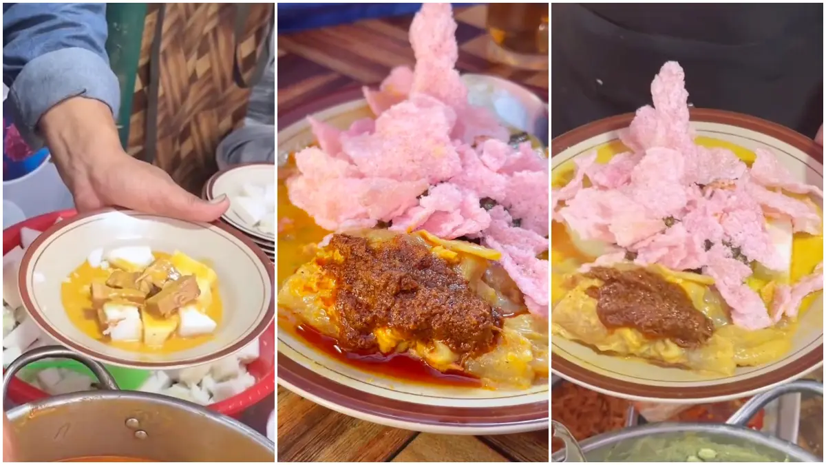 Lontong Sayur Padang Sutan menjadi favorit para pecinta kuliner di Bogor. (Foto: tangkapan layar instagram @liamaulidaaa)