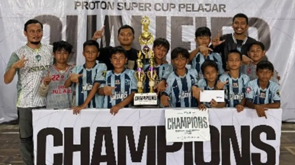 SDN Julang Kota Bogor Juara 1 Futsal. Foto: Dok SDN Julang for Radar Bogor