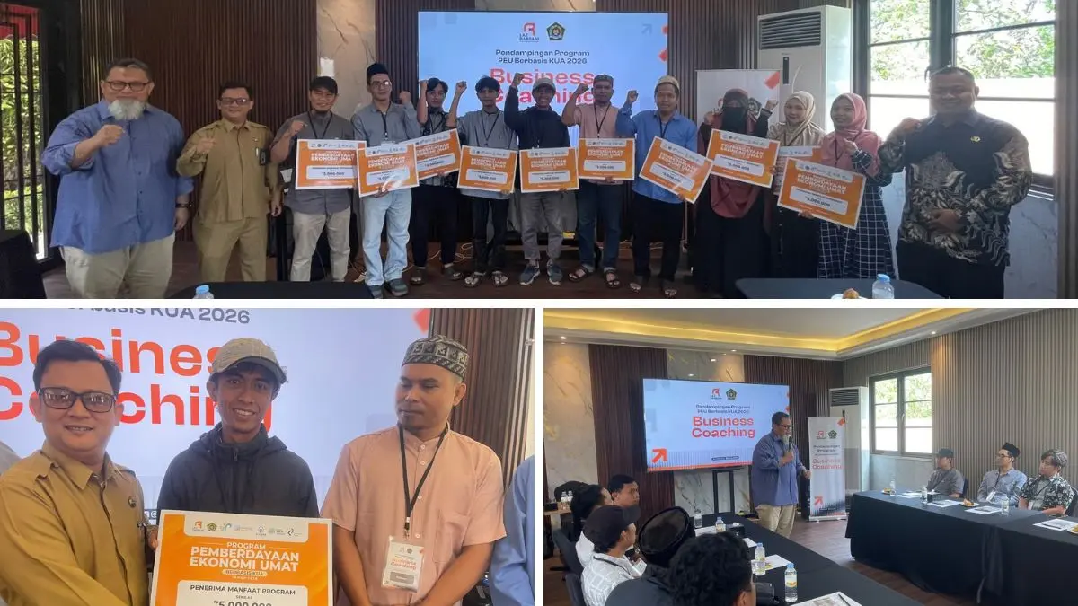 Business Coaching bagi 10 penerima manfaat program PEU KUA dari Kecamatan Gunung Putri.