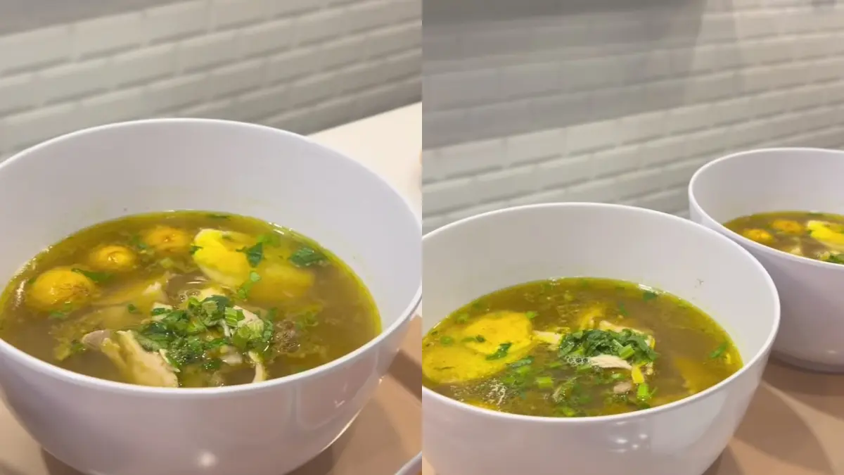 Soto khas Surabaya di Soto Ayam Ambengan Pak Sadi Bogor (Instagram @cemalcemilbogor)
