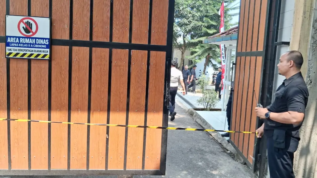 Suasana rumah dinas di Lapas Kelas IIA Cibinong, Kabupaten Bogor, Kamis, 24 September 2026. (Muhammad Ali/Radar Bogor)