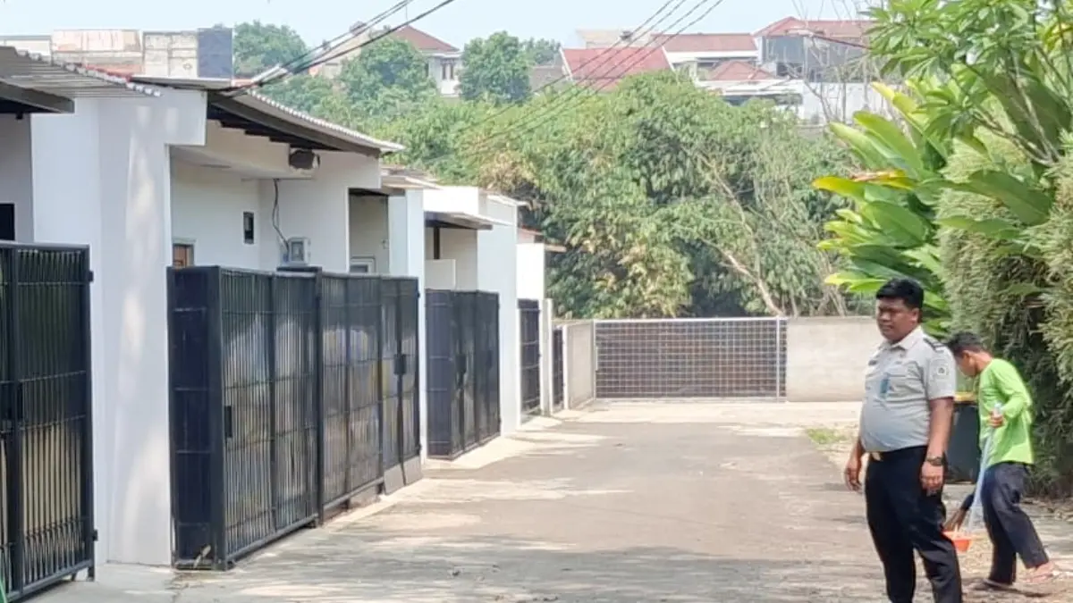 Suasana rumah dinas di Lapas Kelas IIA Cibinong, Kabupaten Bogor, Kamis, 24 September 2026. (Muhammad Ali/Radar Bogor)