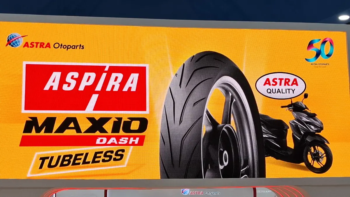Aspira keluarkan ban motor baru yaitu Maxio Dash. Foto: Laman Naik Motor