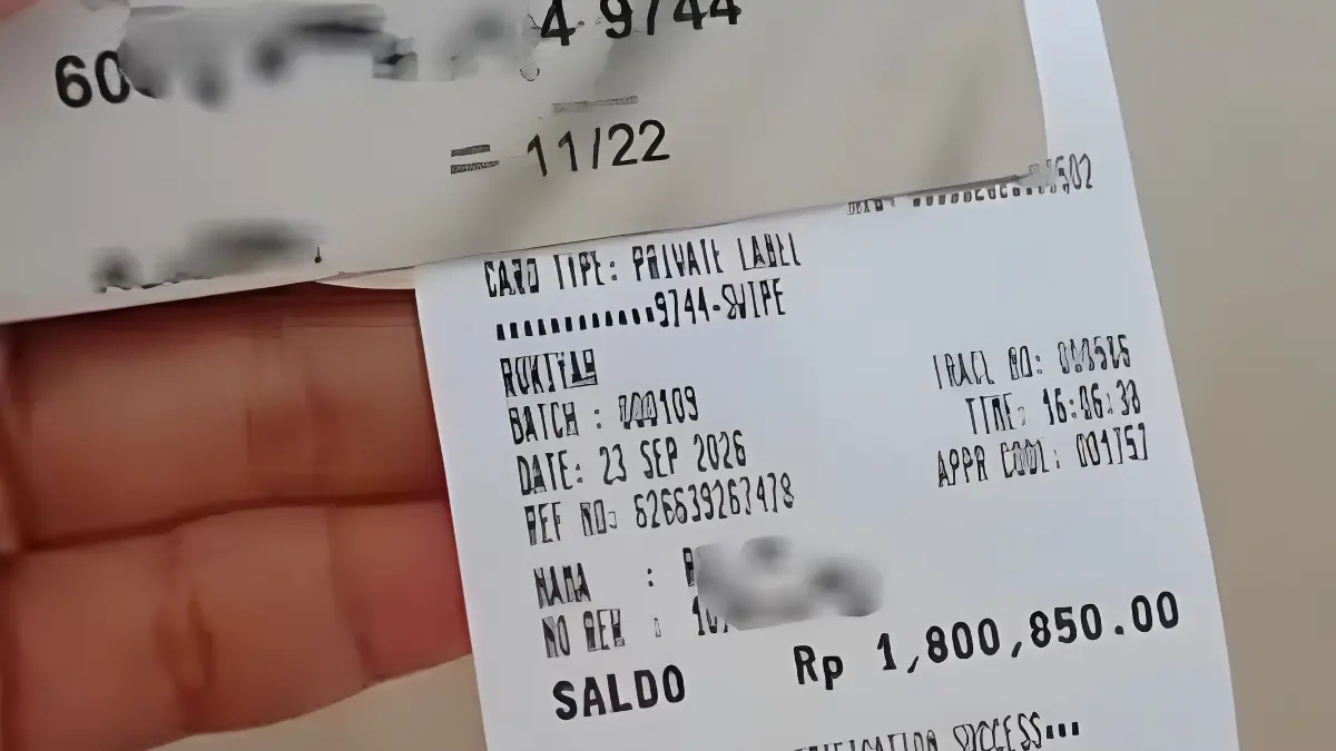 Bukti bansos PKH dan BPNT cair (YouTube Arfan Saputra Channel)