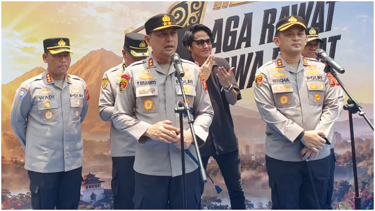 Kapolda Jawa Barat, Inspektur Jenderal Polisi, Dr. Pipit Rismanto saat kunjungan kerja ke Polres Bogor. (Foto : Billy/Radar Bogor)