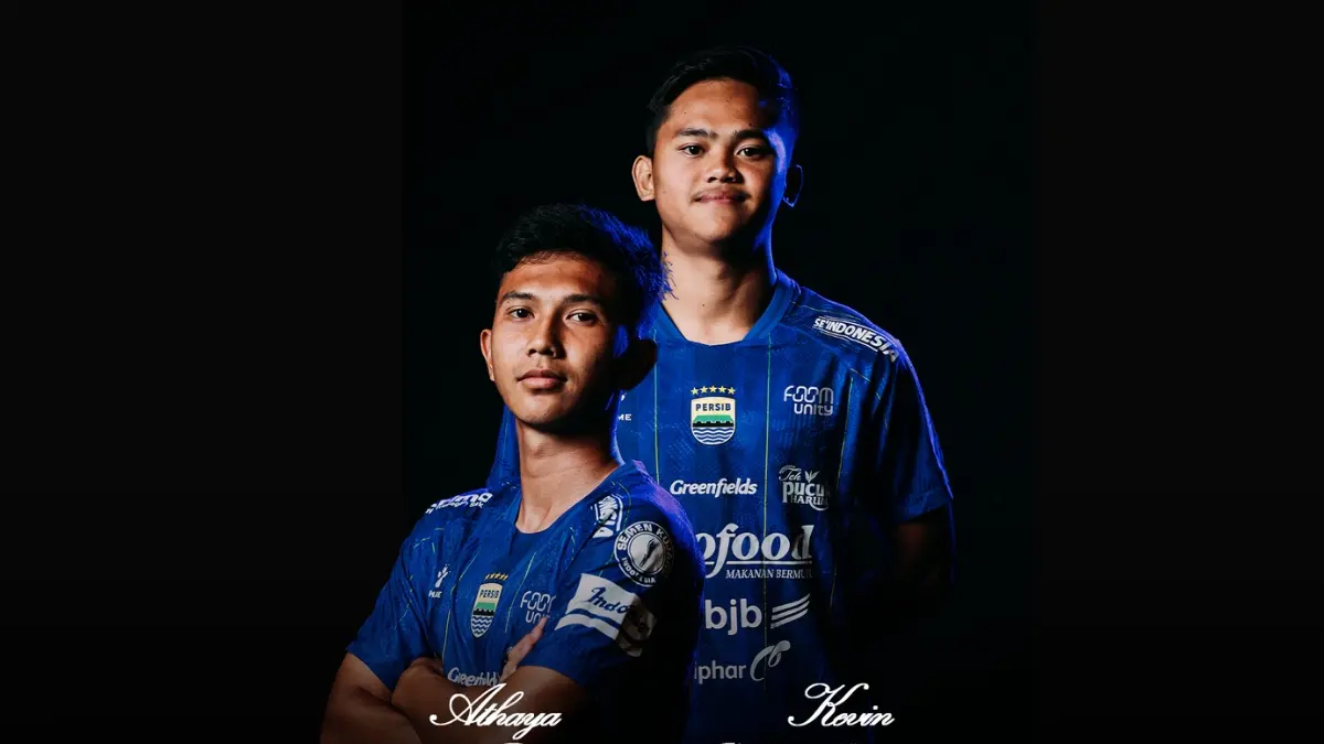 Athaya Zahran dan Kevin Muhammad Islami Pasha, dua pemain muda Persib yang dipinjamkan ke PSCG Ciamis (persib.co.id)