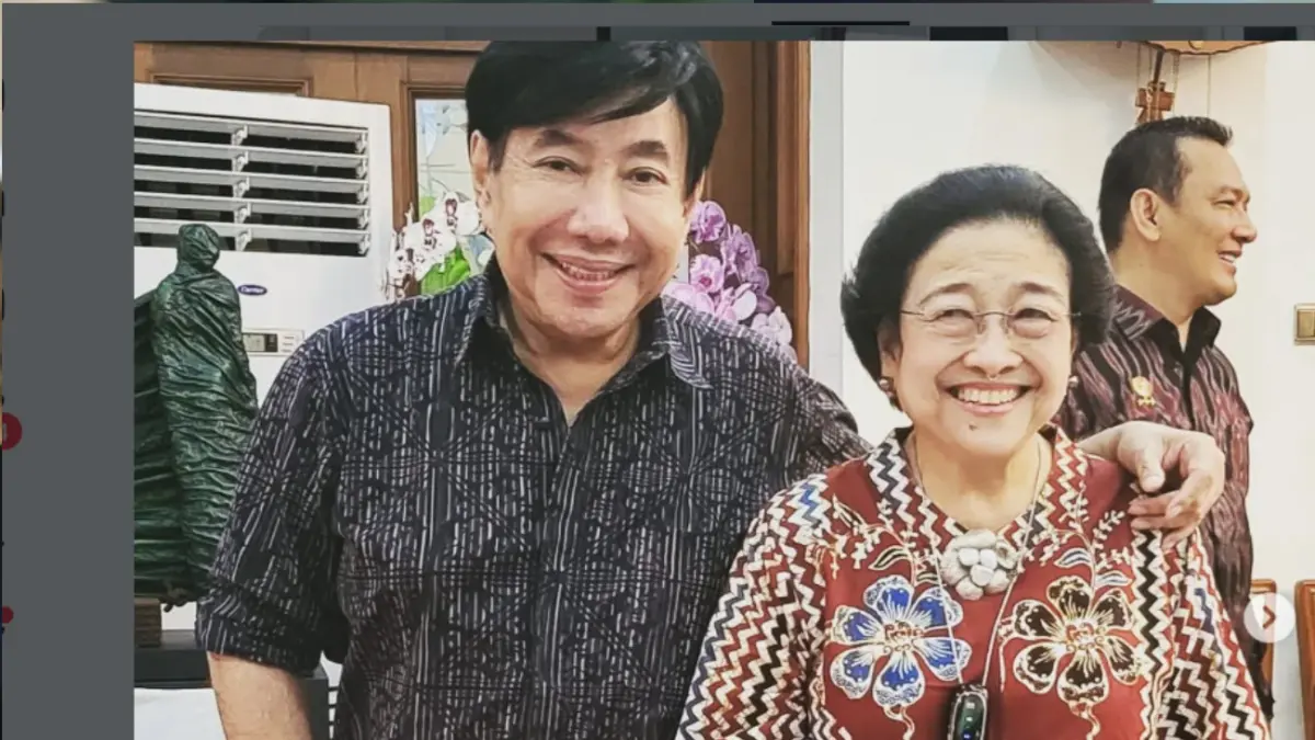 Guruh Soekarno Putra bersama sang kakak, Megawati Soekarno Putri (instagram guruh_sukarno_putri)