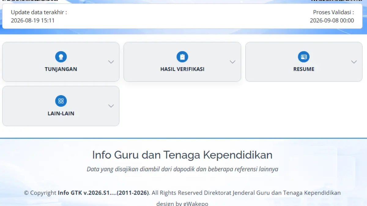 Tampilan Info GTK terbaru (info.gtk.kemendikdasmen.go.id)