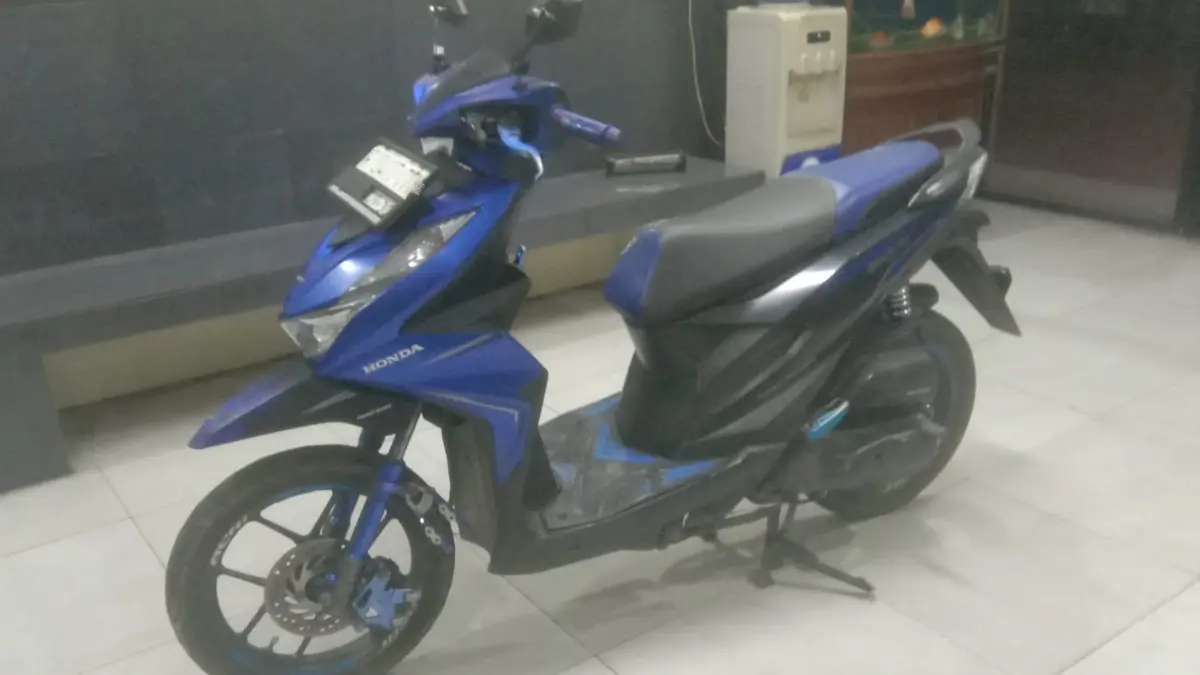Barang bukti kasus pencurian motor diamankan Polsek Gunung Putri. (Dok. Polsek Gunung Putri)