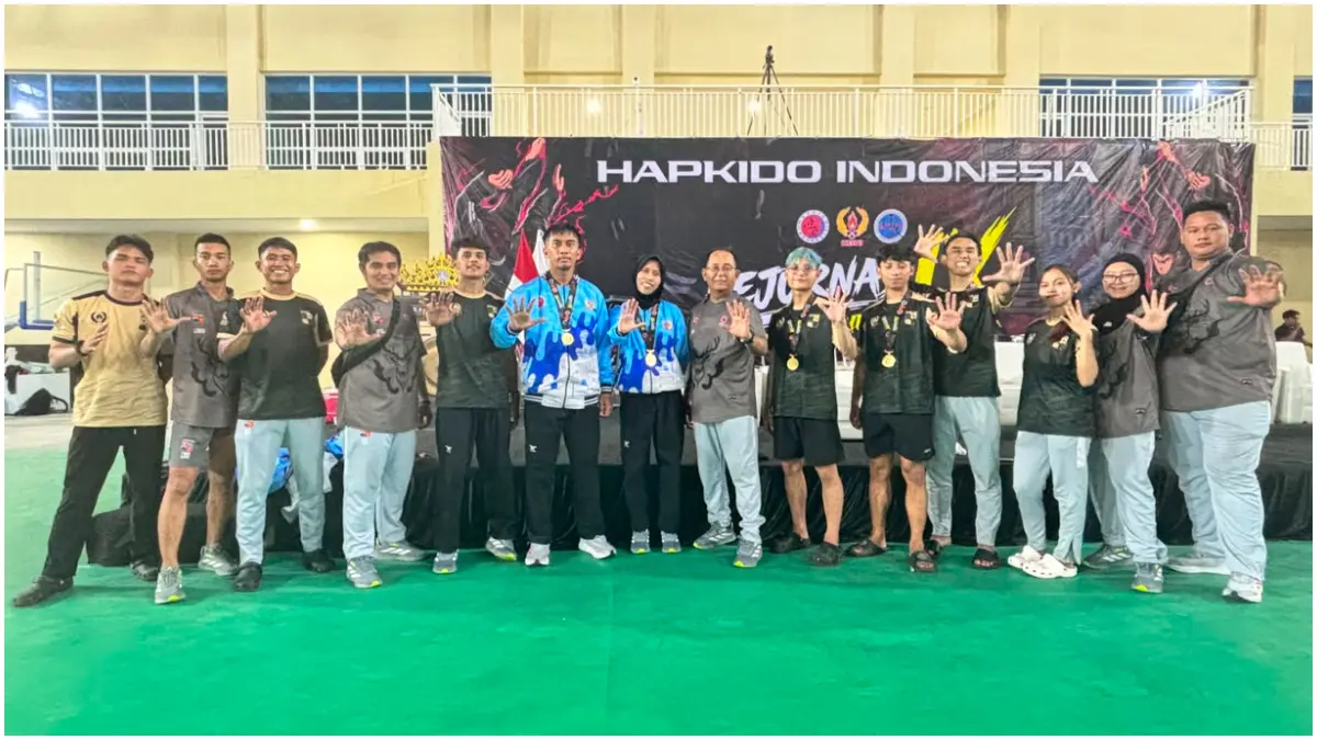 Atlet Hapkido Kota Bogor raih prestasi pada Kejurnas di Lampung. (Foto : Hapkido Kota Bogor for Radar Bogor)