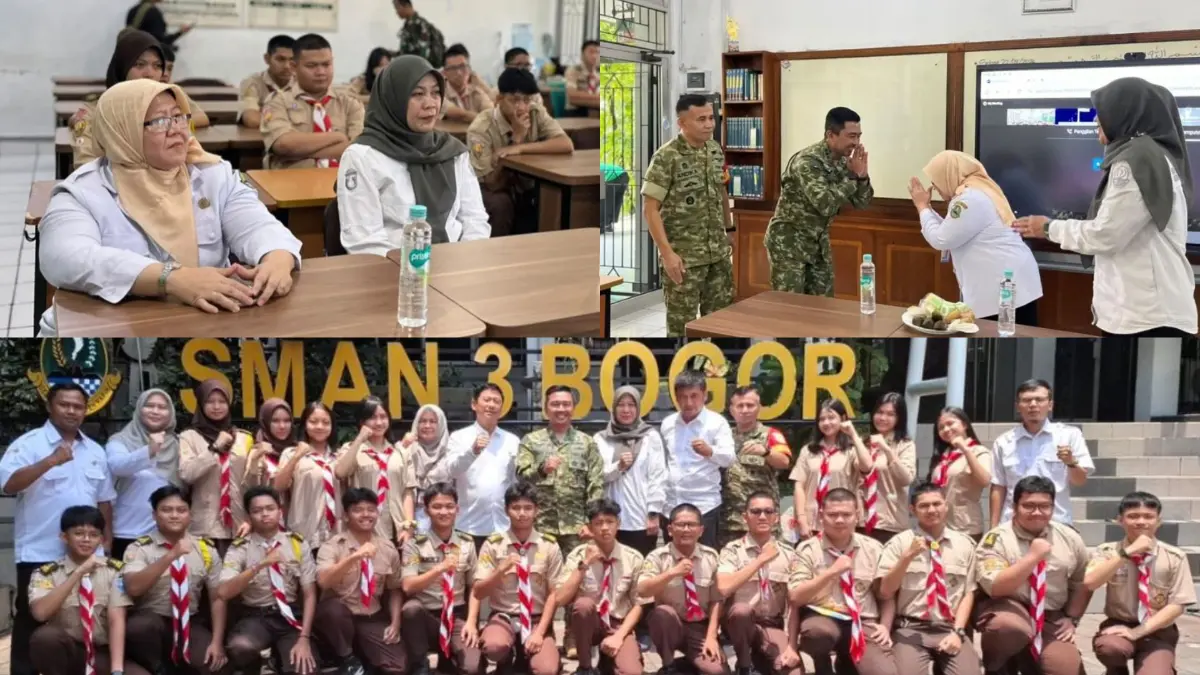 SMAN 3 Kota Bogor mengikuti kegiatan grand launching KKRI 2026. Foto: Dok SMAN 3 Kota Bogor