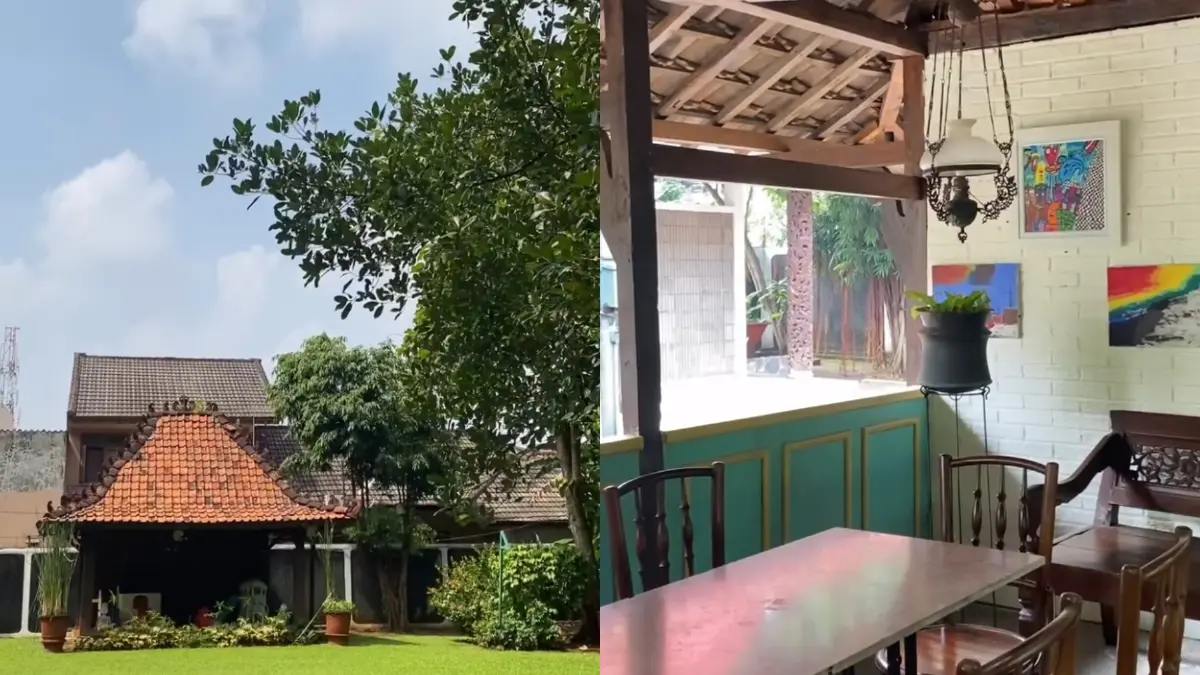 Suasana di Latar Kopi by Joglo Rumah Saya (Instagram @joglorumahsaya)
