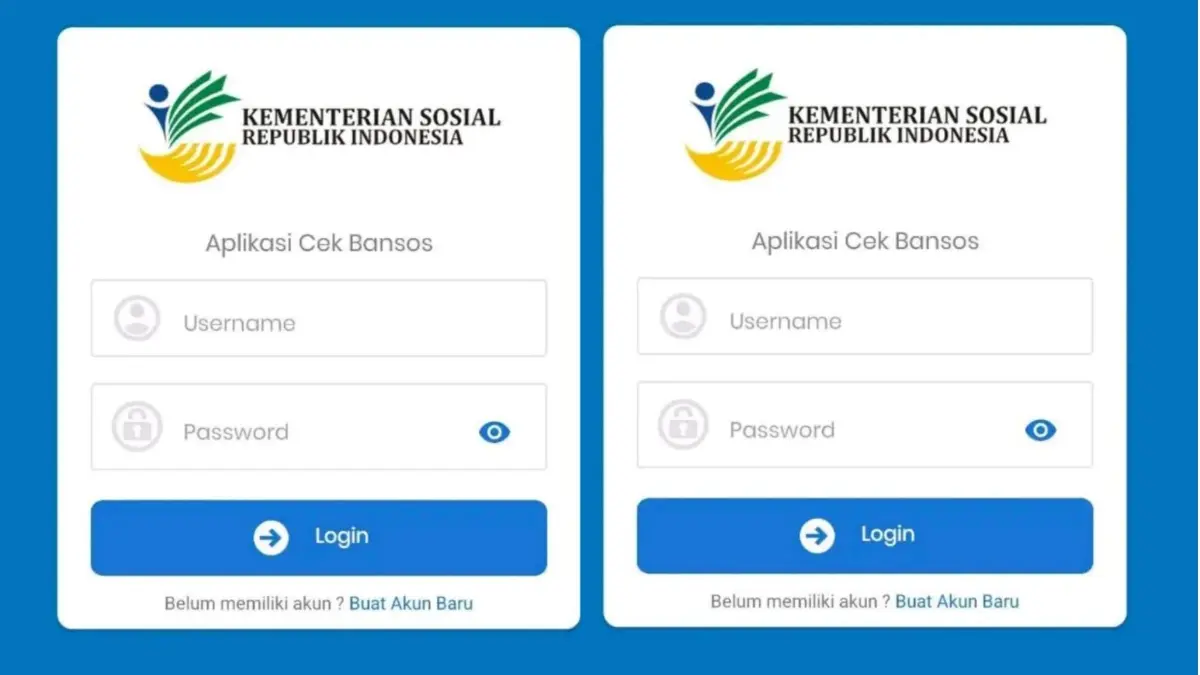 Ilustrasi tampilan login Aplikasi Cek Bansos (kominfo.magetan.go.id)