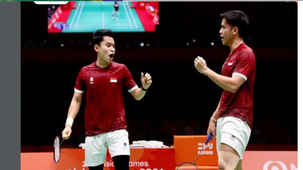 Pasangan ganda putra Leo Rolly Carnando dan Daniel Marthin sumbang emas Asian Games 2026 (PBSI)