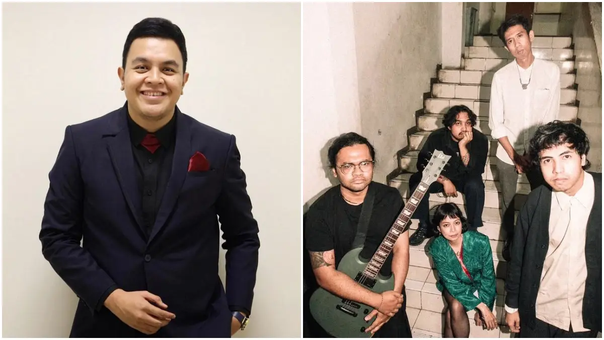 Tulus dan Mocca menjadi lineup resmi Jazz di Kebun 2026. (Foto: instagram @jazzdikebun.id dan pinterest)