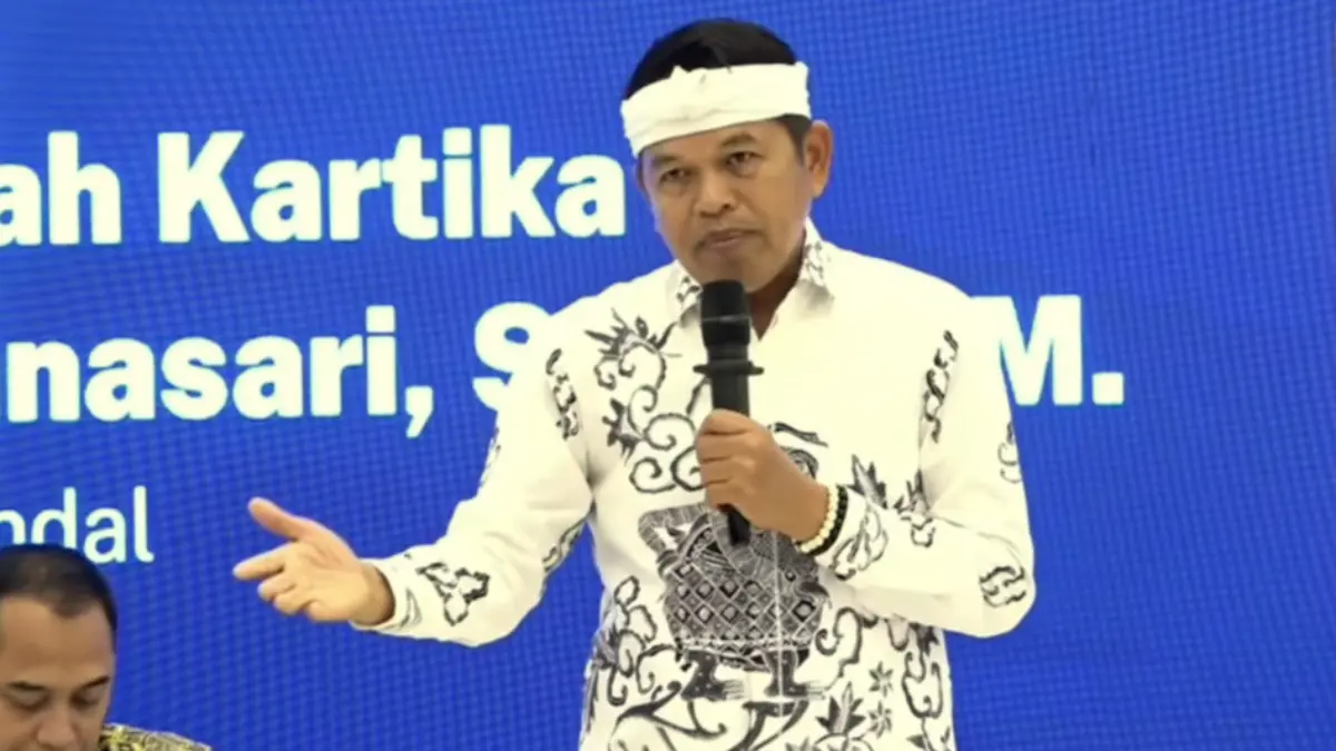 Gubernur Jawa Barat, Dedi Mulyadi atau KDM saat Sharing Session, Rabu (30/9/2026).