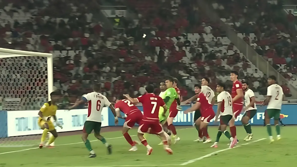 Detik-detik Kevin Diks membuat Indonesia unggul 8-2 pada menit ke-90+6.