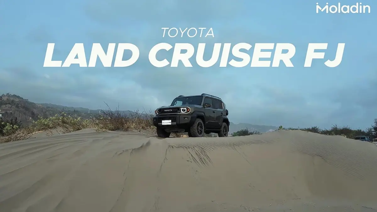Toyota Land Cruiser 300 Hybrid. Foto: Youtube @Moladin