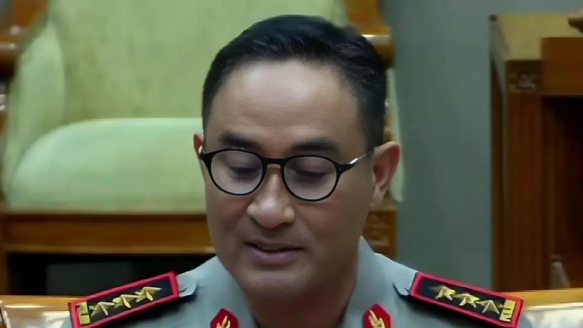 Uji Kelayakan calon Kapolri Komjen Pol Suyudi Ario Seto di DPR, Kamis 1 Oktober 2026.