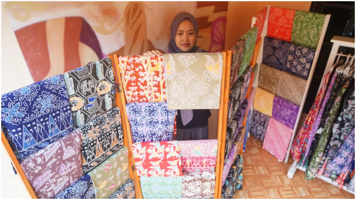Batik Melinda di Cibuluh Bogor Utara. (Foto : Sofiansyah/Rradar Bogor)
