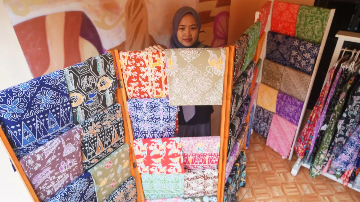 Batik Melinda di Cibuluh Bogor Utara, Kota Bogor. (Sofiansyah/Radar Bogor)