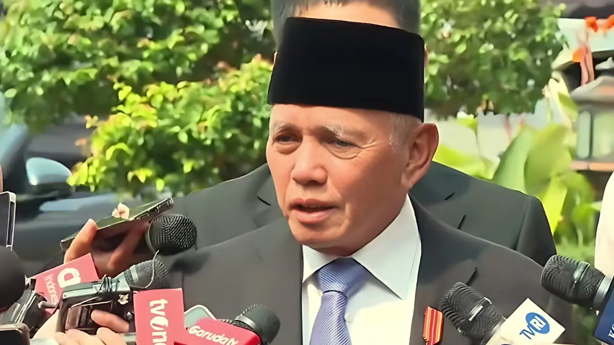 Hatta Rajasa saat di Istana, Jumat 2 Oktober 2026.