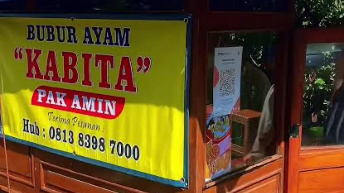 Bubur ayam Kabita Bogor. Foto: TikTok