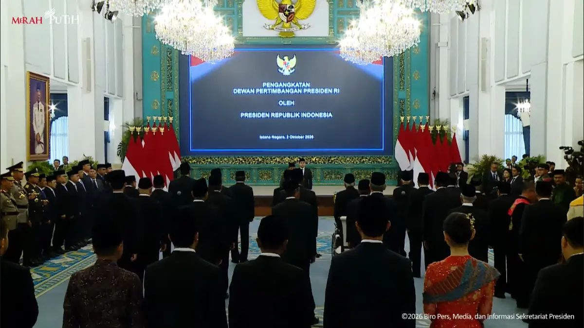 Pengangkatan Wantimpres (YouTube Sekretariat Presiden)