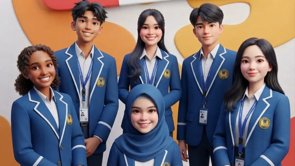 Ilustrasi mahasiswa STAN (Instagram @kemenkeumengajar)