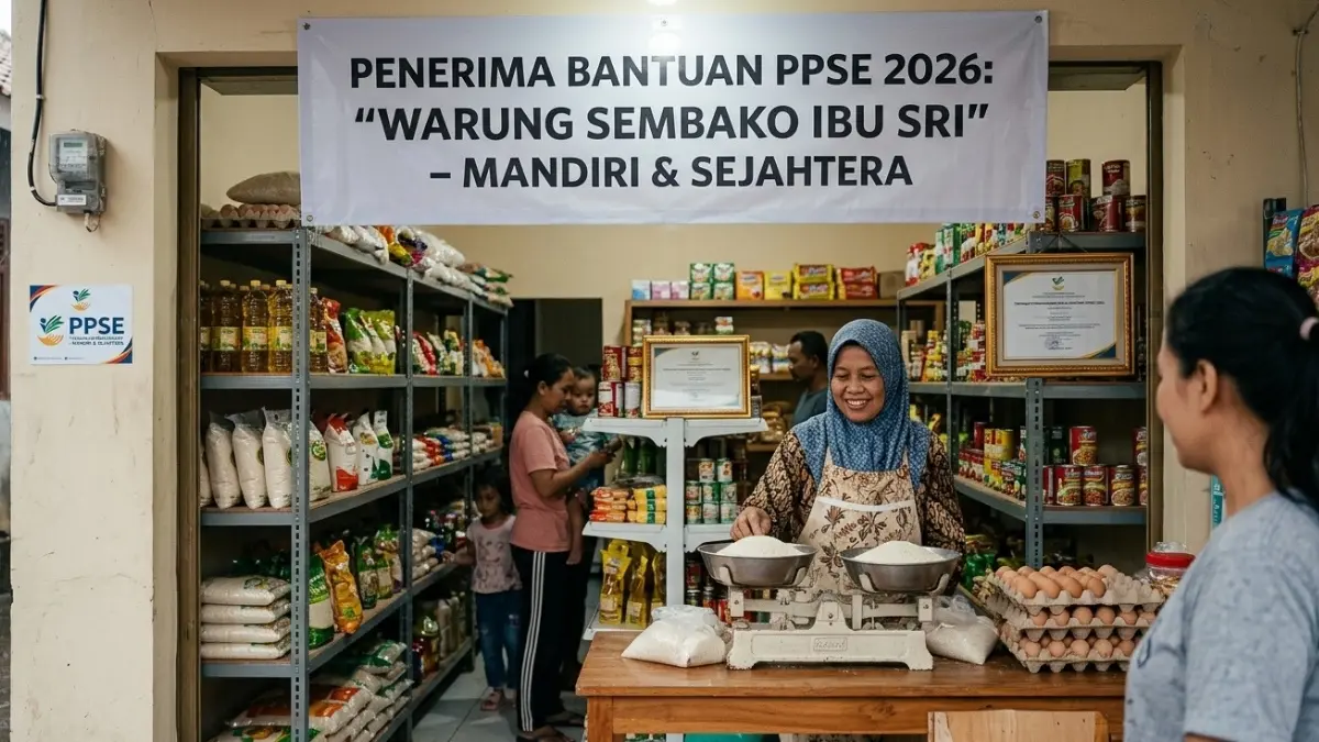 Ilustrasi penerima bansos PPSE tahun 2026 (Gemini AI)