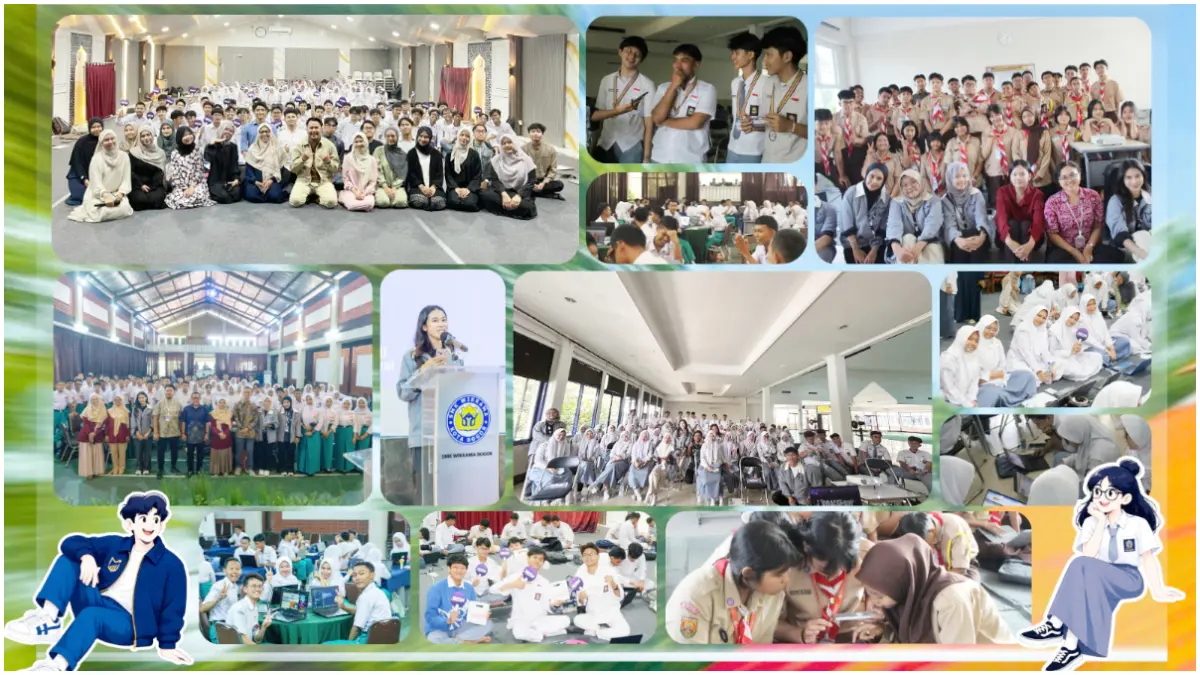 Roadshow BSC 2026 FEB Unpak Bogor kesejumlah sekolah.