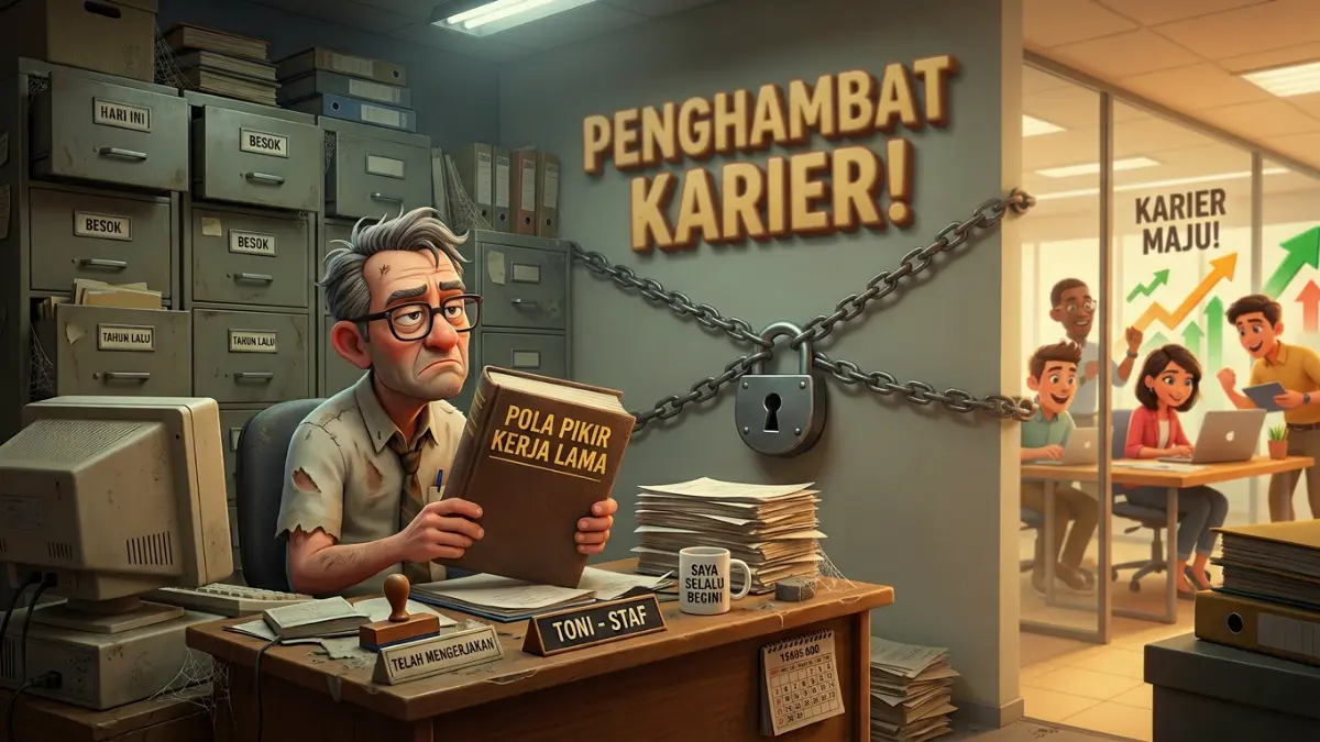 Beberapa pola pikir kerja yang bisa hambat karier.
