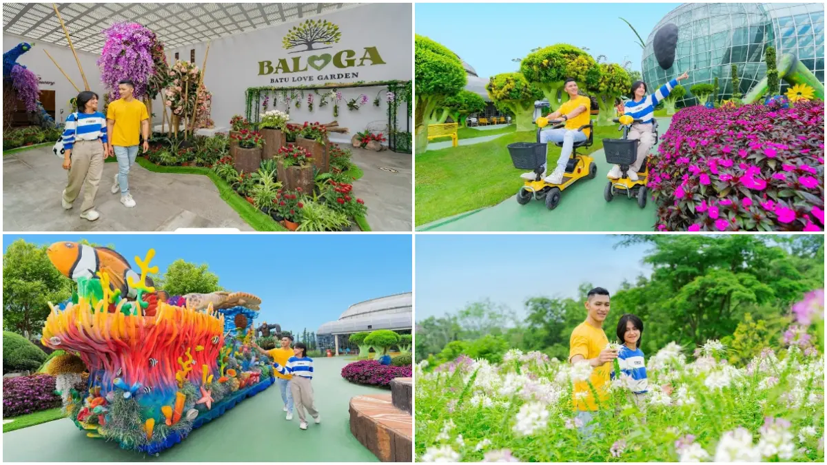 Wisata Batu Love Garden, Jawa Timur. (Foto: tiket.com)