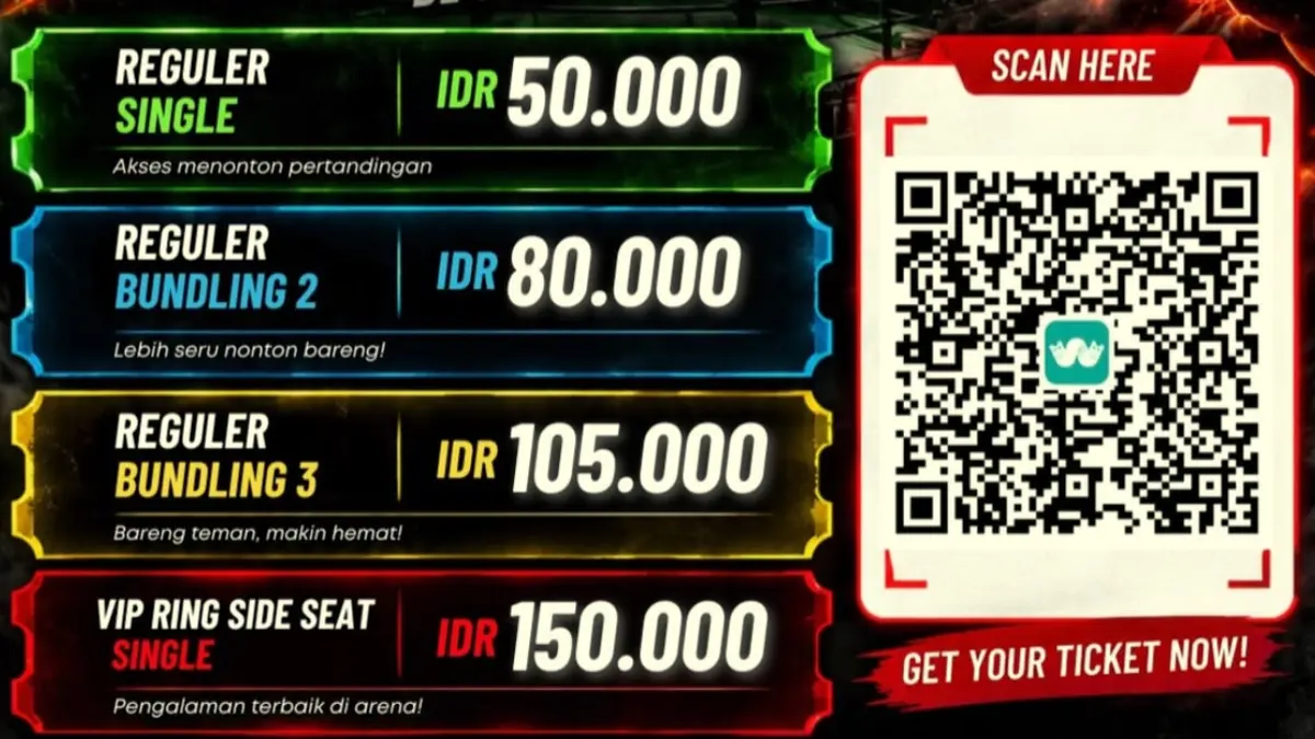 Harga tiket B2 Unleashed.