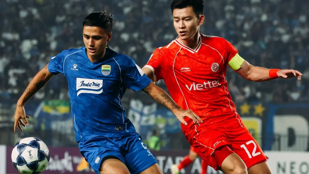 Laga antara Persib vs Viettel Fc babak pertama (Instagram @persib)