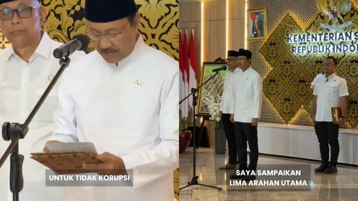 Menteri Sosial Saifullah Yusuf atau Gus Ipul beri lima arahan (YouTube Kemensos RI)
