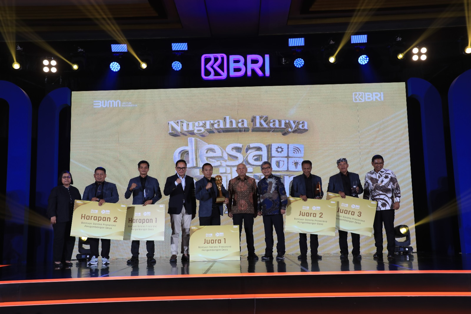 Nugraha Karya Desa BRILiaN 2023 sukses dilaksanakan oleh PT Bank Rakyat Indonesia (Persero) Tbk pada 10 Januari 2024 di Menara BRILiaN, Jakarta.