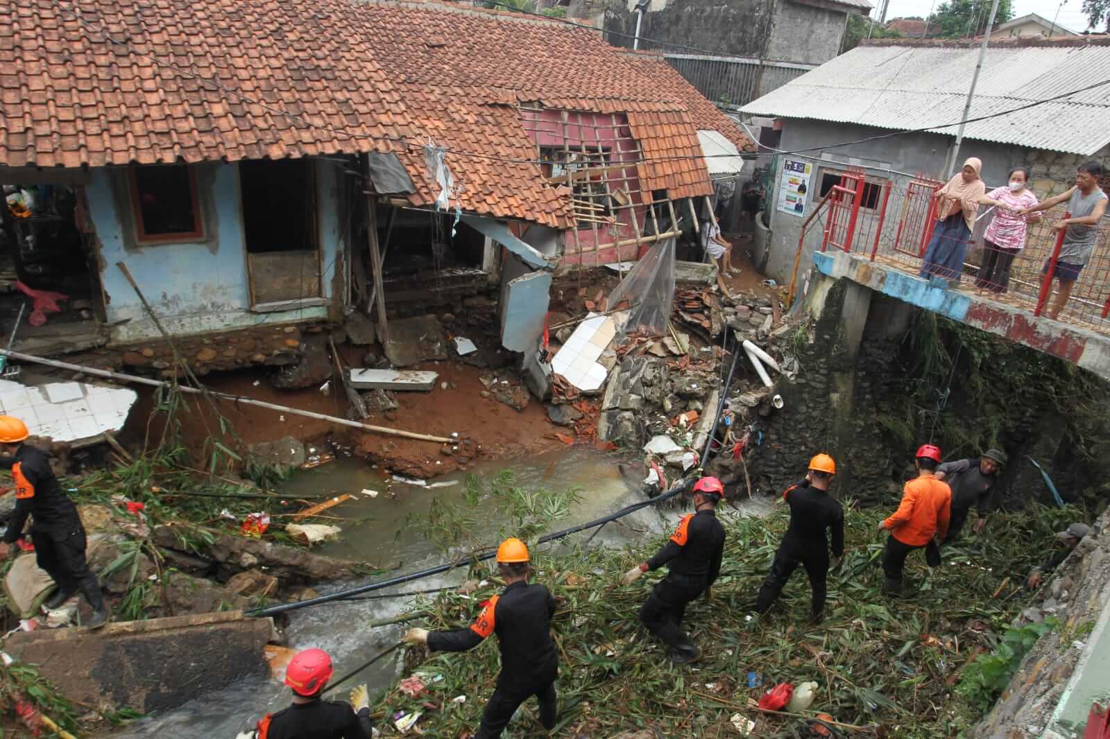 Salah satu lokasi bencana di Kota Bogor pada 2023. SOFYANSYAH/RADAR BOGOR