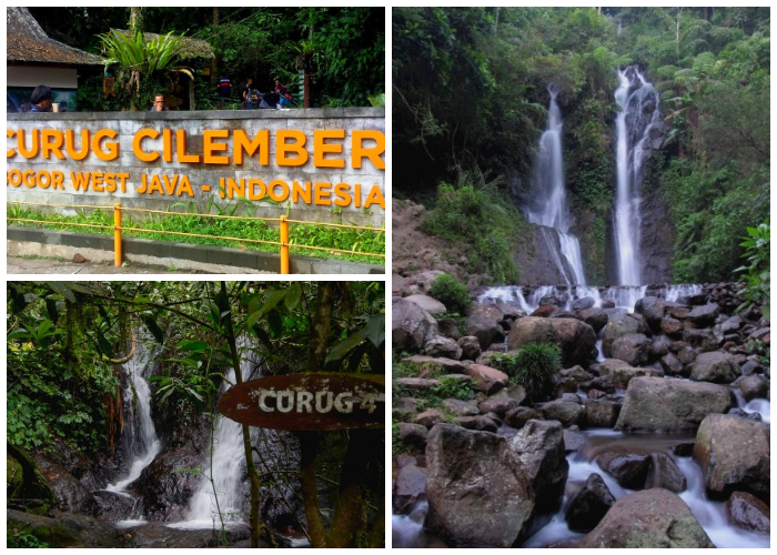 Curug Cilember yang berada di Desa Cilember, Kecamatan Cisarua, Kabupaten Bogor, Jawa Barat.