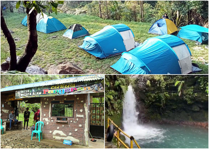 Curug Pangeran ini masuk kawasan Taman Wisata Gunung Bunder, tepatnya Desa Gunung Picung, Kecamatan Pamijahan, Kabupaten Bogor, Jawa Barat.
