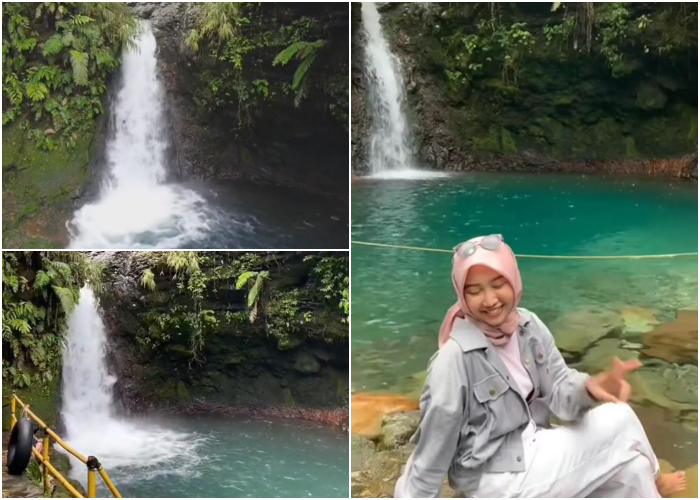 Curug Pangeran yang berada di Taman Wisata Gunung Bunder, Desa Gunung Picung, Kecamatan Pamijahan, Kabupaten Bogor.