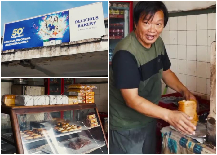 Delicious Bakery, merupakan toko roti tertua di Kota Bogor.