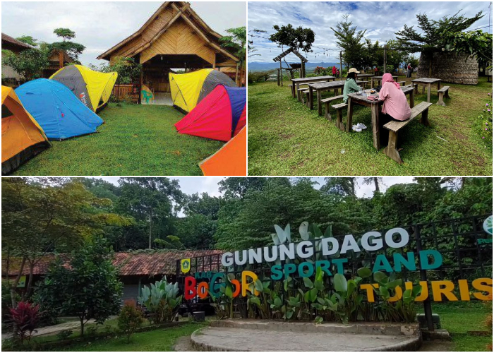 Lokasi wisata alam Gunung Dago Parung Panjang, Kabupaten Bogor. Ist