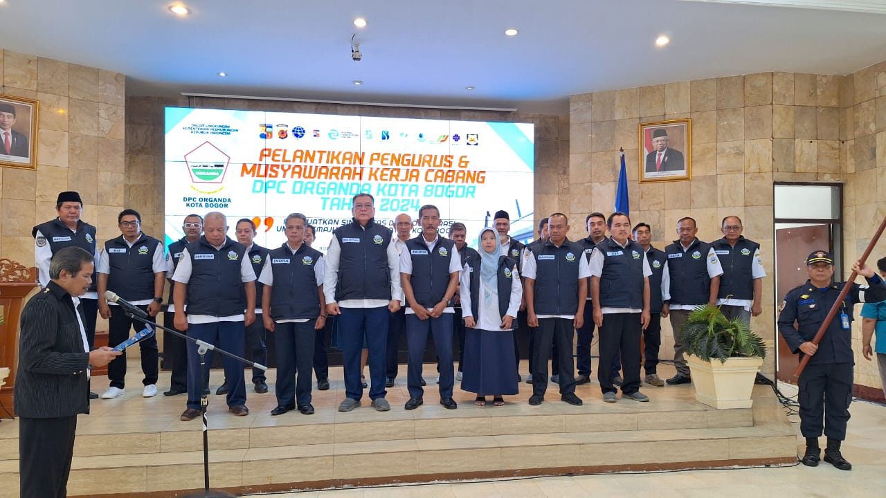 Pengurus Dewan Pengurus Cabang (DPC) Organisasi Angkutan Darat (Organda) Kota Bogor periode 2023-2028 secara resmi dilantik.