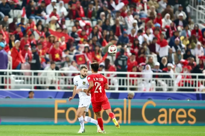 Indonesia vs Vietnam. (Tim Media PSSI)